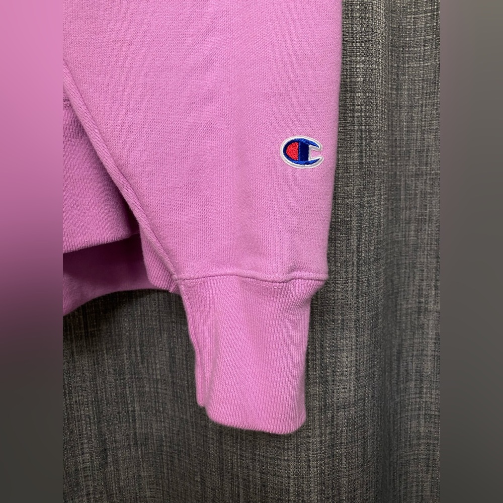 Champion ‘Women's Reverse-Weave Fleece Hoodie in Paper Orchid’ Large (L) - Picture 3 of 7
